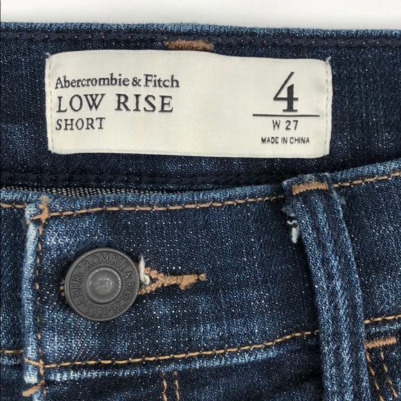 Two Pairs Abercrombie & Fitch Low Rise Shorts Sz 4 - Picture 5 of 8
